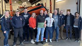 Volunteer crew on completion of course