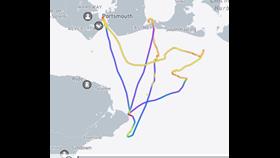 AIS tracks of RNLB Alfred Albert Williams - Sunday 26th November 2023