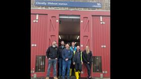 Recently passed out crew at Clovelly Lifeboat Station