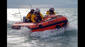 Littlehampton RNLI's Ray of Hope lifeboat at sea