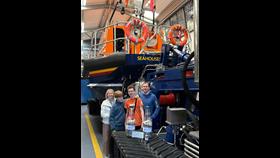 Jack Roberts and his Family at RNLI Seahouses