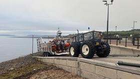 Recovery of Largs Lifeboat
