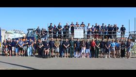 Walmer RNLI volunteers before the event.