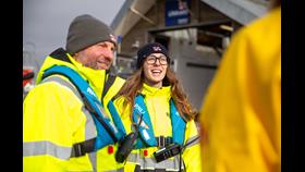 Two RNLI shore crew volunteers