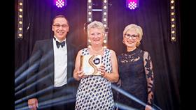 Mallaig RNLI Shop Manager Juliet Blackie receives Volunteer of the Year award
