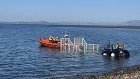 Largs RNLI launch