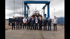 Volunteers from Kilkeel RNLI with CE Peter Sparkes