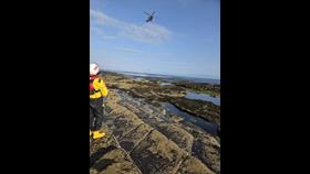 Rescue 118 attending the scene