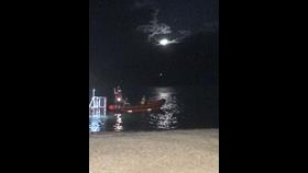 Beaumaris Atlantic 85 'Annette Mary Liddington' being recovered at night