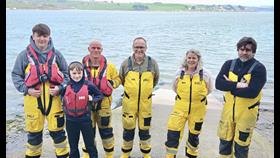 Courtmacsherry RNLI lifeboat crew pictured after the call out