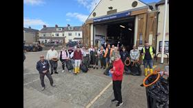 Litter pickers getting started
