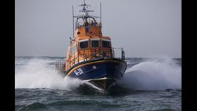 Achill Island RNLI's all-weather lifeboat at sea