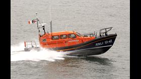 Photo of RNLI all-weather lifeboat making way at sea
