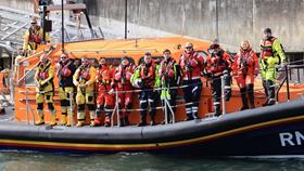 Oban RNLI volunteers with IMRF delegates