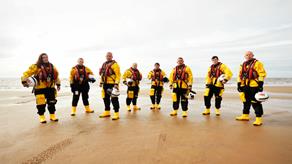 Group shot of RNLI crew members