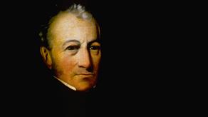 Painting of RNLI founder, Sir William Hillary. Oil on canvas. Artist unknown. Circa mid 19th century.