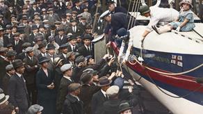 1924 photo of the Lifeboat Day Centenary at Trafalgar Square London