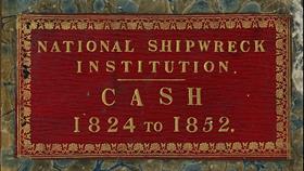 Cash book from the RNLI archive dated 1824 to 1832