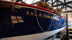 Image of the RNLB Thomas Kirk Wright at Poole Old Lifeboat Museum