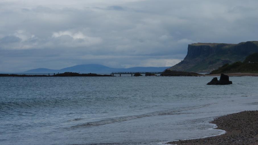 Ballycastle Beach in County Antrim