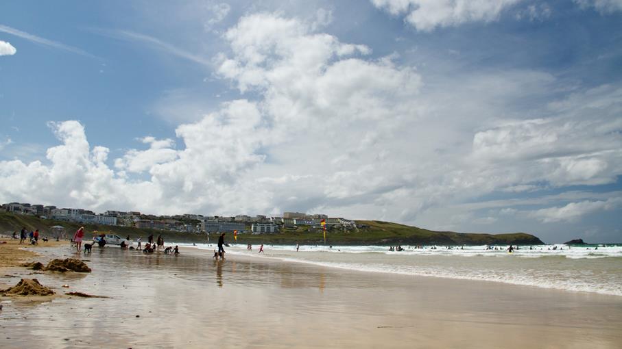 Fistral Beach at Newquay in Cornwall is an RNLI lifeguarded beach.
