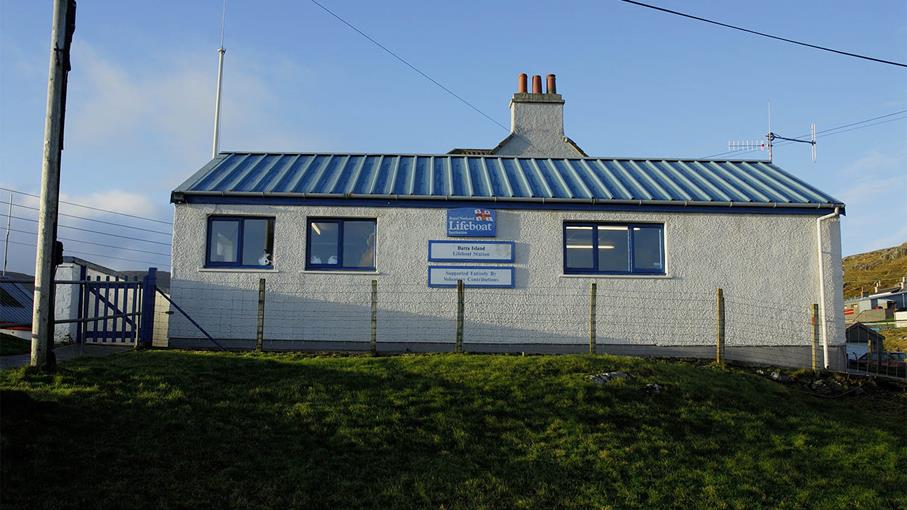 Barra island lifeboat station