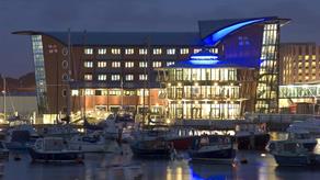 RNLI College at night
