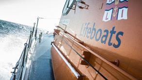 View from onboard Tenby RNLI’s Tamar class lifeboat, Haydn Miller 16-02