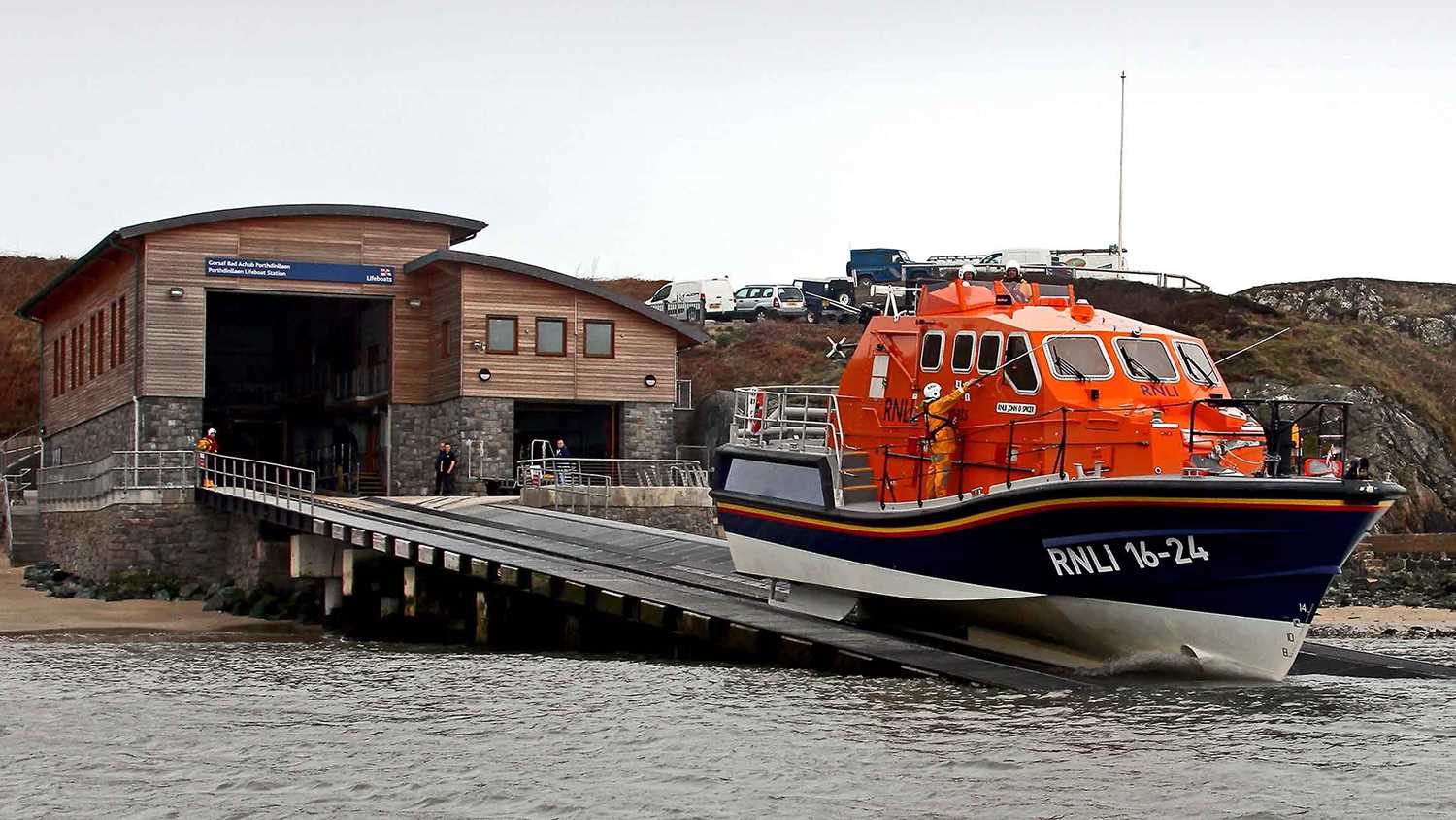 Porthdinllaen Coxswain Mike Davies