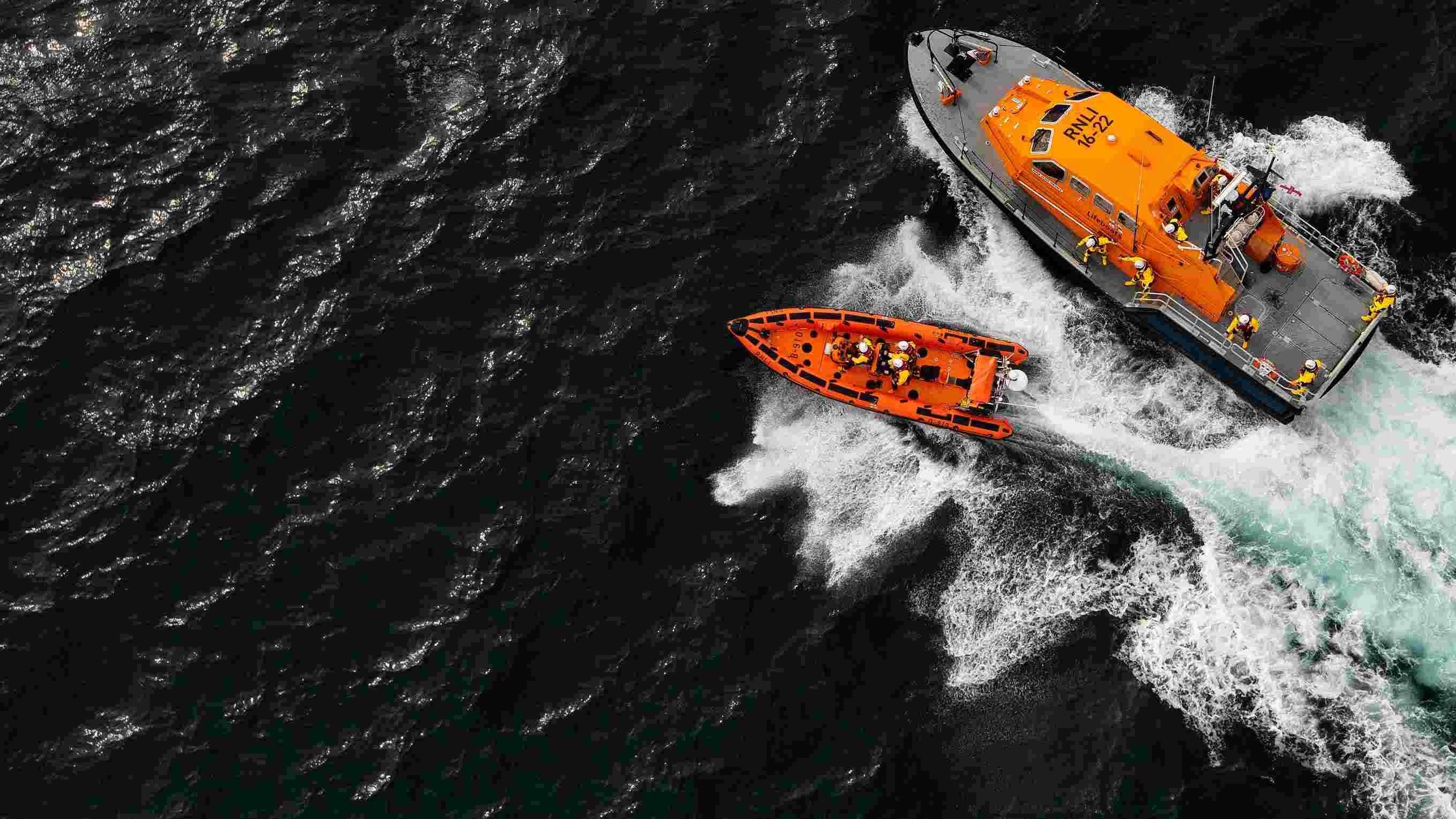 Baltimore ALB and ILB out on the sea